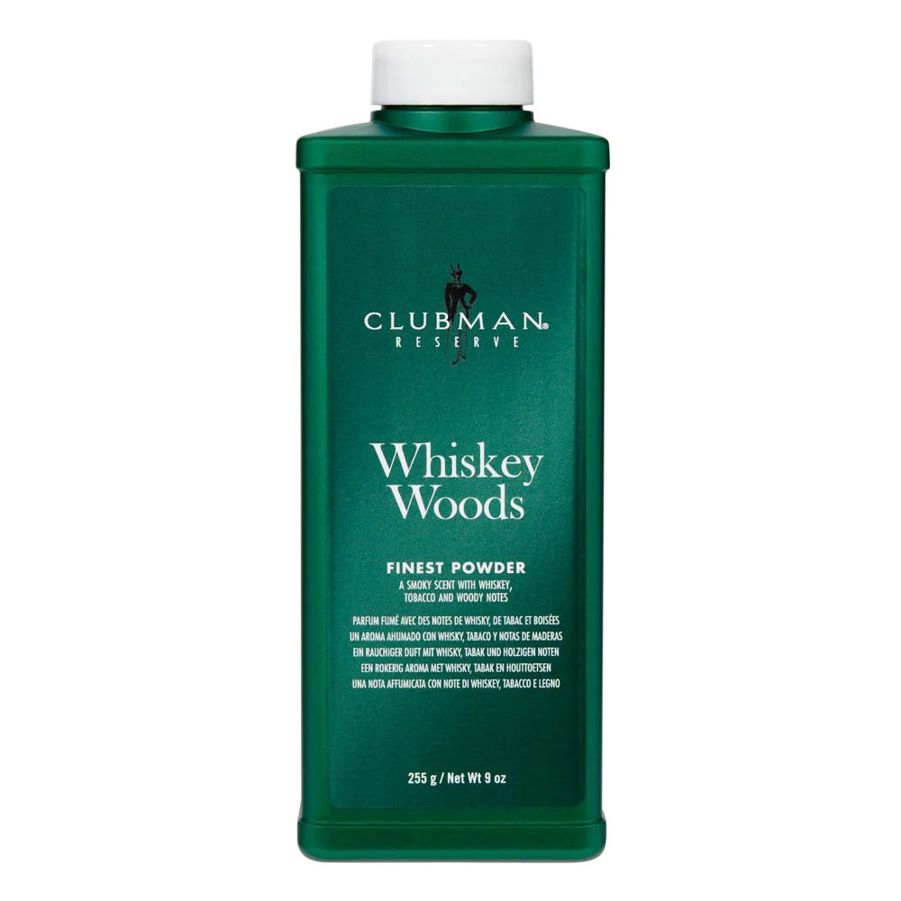 Clubman Talc Whiskey Wood